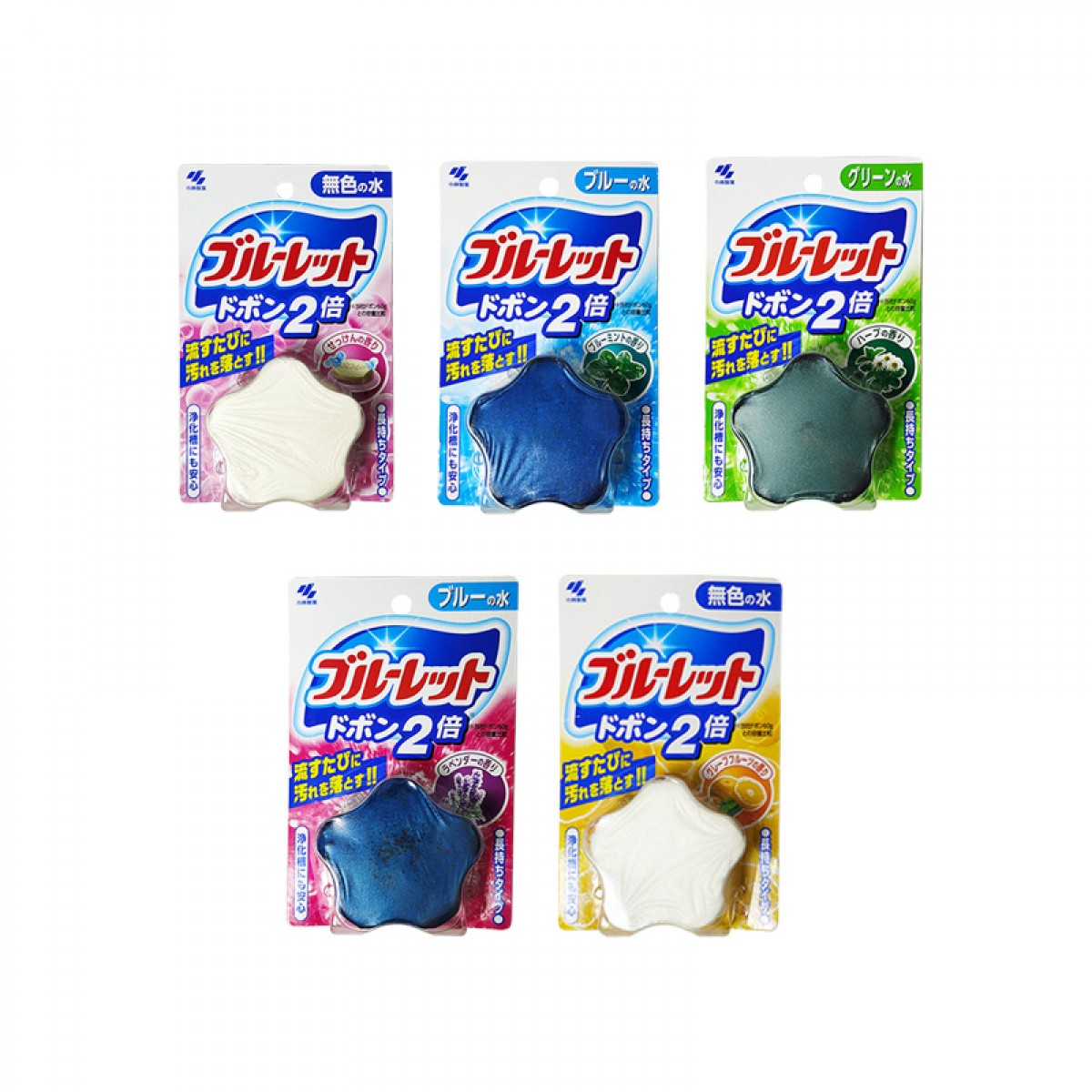 日本 KOBAYASHI/小林制药 卫生间马桶清洁块120g皂香味