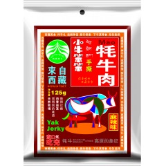 拉萨净土 小牛笨笨手撕牦牛肉（麻辣）1*125g