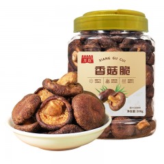 万达香菇脆200g/罐 原味果干脱水蔬菜干山珍香菇干休闲零食小吃