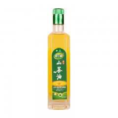 桂三润 山茶油500ml（玻璃瓶）中国供销合作社助农粮油