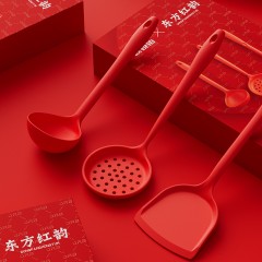 【授权商品】欧锐铂东方红韵-硅胶铲勺三件套ORB-699