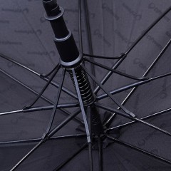 外交官户外 雨伞遮阳伞太阳伞女男大码高尔夫长柄伞-黑色DFJ-601