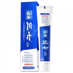 三七养龈洁白牙膏益生菌三七总皂苷减少牙菌斑洁白清新 【体验装】210g