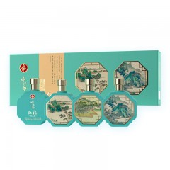 五粮液 生态红福咏江南52°浓香型白酒250ML*4瓶