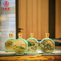 五粮液 生态红福咏江南52°浓香型白酒250ML*4瓶