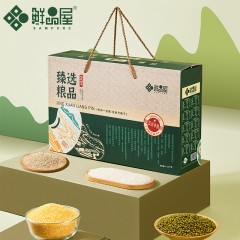 鲜品屋-4.05kg臻选粮品礼盒 杂粮干货礼盒