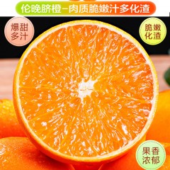正宗秭归伦晚脐橙彩箱新鲜水果爆汁