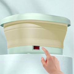 KKTV（康佳互联网品牌）可折叠泡脚桶家用宿舍用足浴桶加厚保温足浴盆新款洗脚盆养生按摩