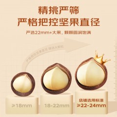万达夏威夷果500g 罐装 每日坚果休闲追剧零食大颗粒坚果